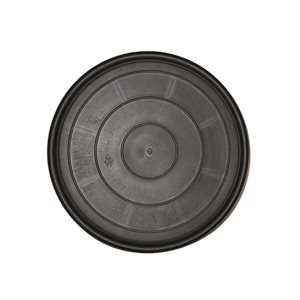 FHD ROUND SAUCER 14" - BLACK (25 / CS)