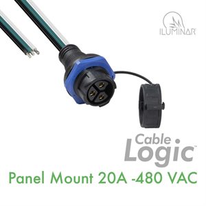 ILUMINAR CABLE LOGIC PANEL MOUNT 20A - 480 VAC (1)