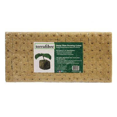 TERRAFIBRE GROWING CUBES 1.5" 98 CUBES ( 16 / CS )(1)