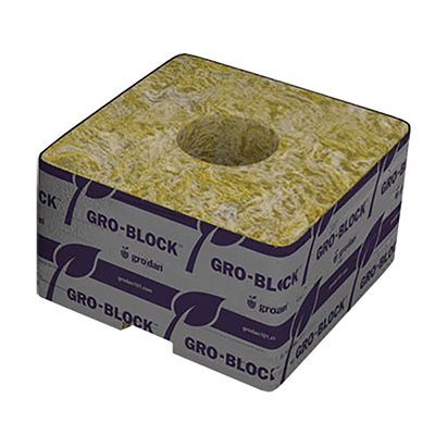 GRODAN GRO-BLOCK IMPROVED DELTA 4X4X2.5'' UNWRAPPED (216)