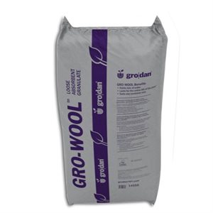 GRODAN GRO-WOOL ABSORBANT GRANULATE 45 LB (1) SO