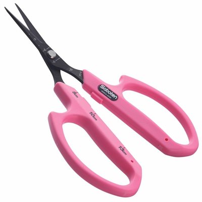 SABOTEN PINK SCISSOR SLIM TIP ANGLED PT-2 (1