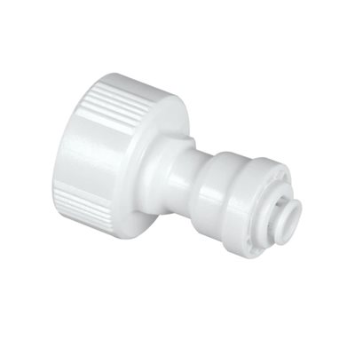 HYDRO-LOGIC 1 / 4" QC X GARDEN HOSE CONNECTOR - FEED VALVE -