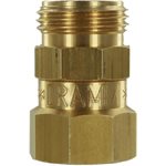 DRAMM 10-72700 BRASS HOSE SWIVEL 3 / 4'' M-F SOLD 6 / CASE