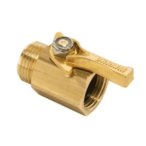 DRAMM BRASS SHUT-OFF VALVE 3 / 4" M-F BULK (1)